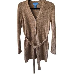 Doncaster Sport Womens Cashmere Wool Blend Cardigan‎ Size Small Academia Preppy